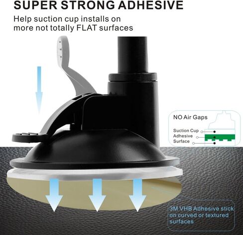 8 عبوات ميتريد عصا على الوجهين شديدة التحمل قرص لاصق لاصق لاصق لاصق لاصق لكوب تثبيت خطاف على لوحة التابلوت، لكاميرا شاومي شاومي شاومي شاومي واي جوبرو وجي بي اس سات كاميرا 70 مم in Kuwait