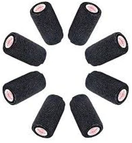 3 Inch Self Adhesive Medical Bandage Wrap Sport Tape (Black Bean) (12 Pack) Strong Elastic Self Adherent Cohesive First Aid Sport Flex Rolls for Wrist Ankle Knee Sprains and Swelling in Kuwait