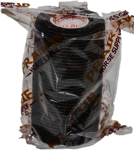 3 Inch Self Adhesive Medical Bandage Wrap Sport Tape (Black Bean) (12 Pack) Strong Elastic Self Adherent Cohesive First Aid Sport Flex Rolls for Wrist Ankle Knee Sprains and Swelling in Kuwait