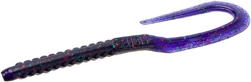 Zoom Bait U Tail Worm-Pack of 20 (Junebug Red, 6-Inch) in Saudi Arabia