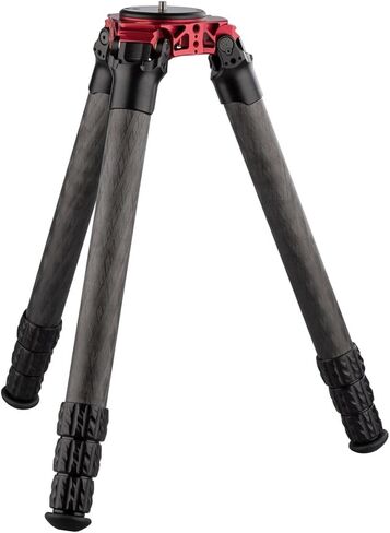 حامل ثلاثي القوائم شديد التحمل من الياف الكربون برو ستيكس مقاس 77 انش من سلسلة 42 مع ارجل بقطر 42 ملم، 4 اقسام، مسامير من الستانلس ستيل المقوى (محول وعاء اختياري 75 ملم) in Kuwait