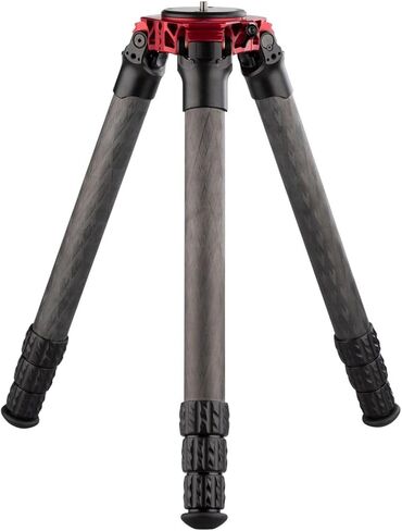 حامل ثلاثي القوائم شديد التحمل من الياف الكربون برو ستيكس مقاس 77 انش من سلسلة 42 مع ارجل بقطر 42 ملم، 4 اقسام، مسامير من الستانلس ستيل المقوى (محول وعاء اختياري 75 ملم) in Kuwait