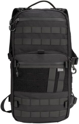 حقيبة ظهر تكتيكية TACTICAL_GEEK ModCase B2 Ultimate EDC، سعة عالية 14 لتر، حجرة كمبيوتر محمول مضادة للصدمات، مقاومة للماء، نظام مولي، للمشي لمسافات طويلة، والتخييم، والتنقل، وحقيبة الظهر النهارية، باللون الأسود in Saudi Arabia
