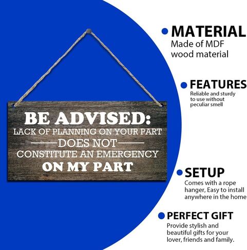 Rustic Wood Sign Memorial Wooden Wall Art Decor Motivational Decorative Plaque Sign for Home Camping Outdoor Cabin Beach Bar - J682 in Kuwait