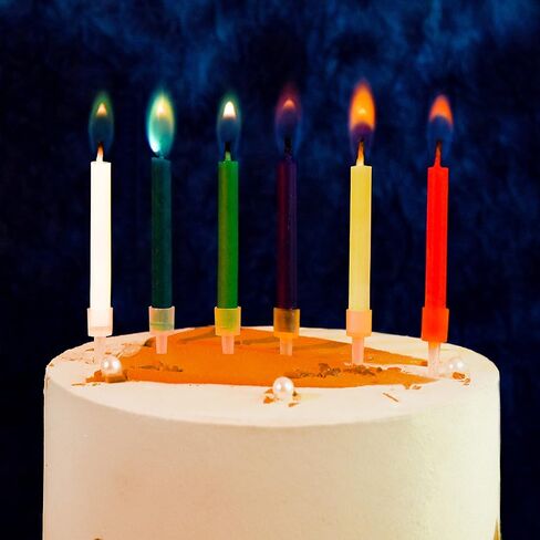 بي اتش دي كيك 12 قطعة من شموع عيد الميلاد الملونة، شموع الكعك، شموع كعكة عيد الميلاد in Kuwait