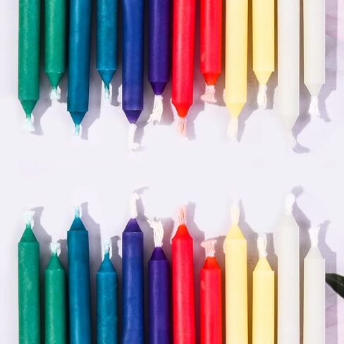 بي اتش دي كيك 12 قطعة من شموع عيد الميلاد الملونة، شموع الكعك، شموع كعكة عيد الميلاد in Kuwait