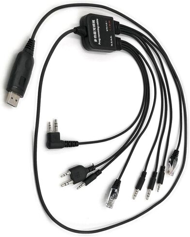 Fumei 8 in 1 Computer USB Programming Cable Compatible with Kenwood Motorola Yaesu Vertex Icom TYT HYT Handheld Radio and Mobile Radio in Saudi Arabia