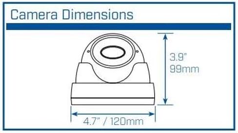 Digimerge C237EC HD-CVI Technology Dome Camera, White in Kuwait