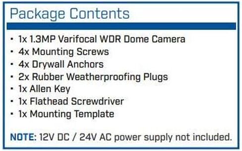 Digimerge C237EC HD-CVI Technology Dome Camera, White in Kuwait