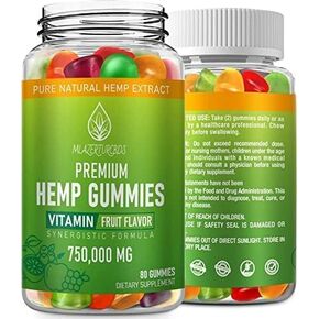 Natural Hemp Gummies Advanced Extra Strength - High Potency Best Gummy for Adults - Low Sugar Made in USA in Saudi Arabia