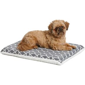 MidWest Homes for PetsQuiet Time Teflon Defender Dog Beds; Pet Beds Designed to Fit Folding Metal Dog Crates, Gray & White Geometric Pattern, 24-Inch in Saudi Arabia