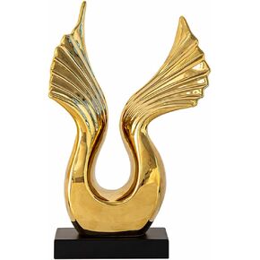 Anding ديكور المنزل الفن الحديث السيراميك تمثال SilverTable ديكورات لغرفة الطعام غرفة المعيشة مكتب المركزية (A1306 الفضة)