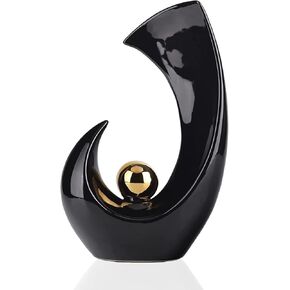 تماثيل ومنحوتات تجريدية من السيراميك من ووبيانجي، ديكور منزلي عصري، تماثيل سيراميك فنية حديثة لغرفة المعيشة وطاولة الطعام وطاولة القهوة والرفوف والمدخل وديكور المنزل in Kuwait