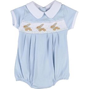 ماجنوليا بيبي بوي بيبي بوي سبرينج تايم باني كلاسيكس بلو سموكد ياقة فقاعة in Kuwait