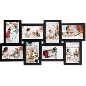 J.M.Deco 12 Opening Collage Picture Frames for Wall Decor, 4x6 Picture Frame Collage for Home Decoration Christmas Gifts, Collage Wall Hanging Photo Frames for 6 x 4 Photo, Ashes in Kuwait