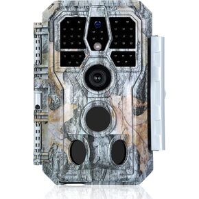 كاميرا maswater Trail، كاميرا ألعاب بدقة 24 ميجابكسل 1296 بكسل مع حركة رؤية ليلية IP66 مقاومة للماء 0.1 وقت تشغيل 120 درجة نطاق زاوية واسع ومسافة استشعار 90 قدمًا لاستكشاف الحياة البرية في الهواء الطلق والصيد in Kuwait