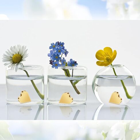 Oudain 8 Pcs Flower Food Alternative for Cut Flowers Copper Charm Keeps Water Clean with Velvet Storage Bag for Home and Kitchen Vase in Saudi Arabia