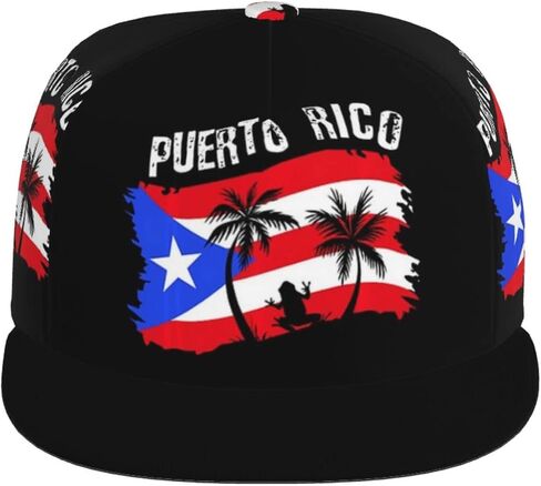 لطيف بورتوريكو العلم قبعة للجنسين بورتوريكو العلم قبعة بيسبول للرجال النساء قابل للتعديل Snapback شقة بيل قبعة بيسبول in Kuwait