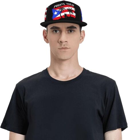 لطيف بورتوريكو العلم قبعة للجنسين بورتوريكو العلم قبعة بيسبول للرجال النساء قابل للتعديل Snapback شقة بيل قبعة بيسبول in Kuwait