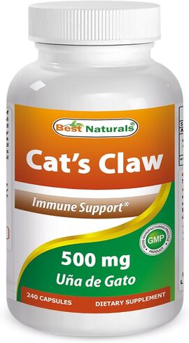 Best Naturals Cat's Claw Capsule, 500 mg, 240 Count in Saudi Arabia