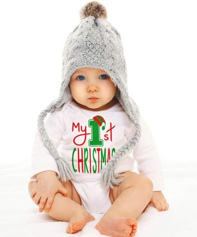 ركن إيدن بيبي بوي فتاة أول زي لعيد الميلاد | ملابس داخلية لطيفة مصنوعة يدويًا لعيد الميلاد الأول للرضع in Kuwait