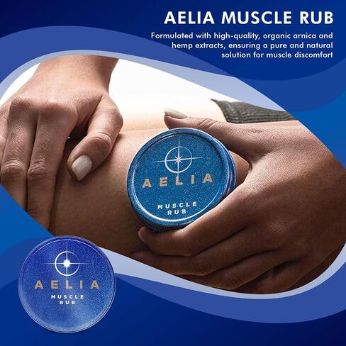 AELIA فرك العضلات المستقطب الطبيعي بالكامل بزهرة الأرنيكا والقنب (عبوة من قطعة واحدة) in Saudi Arabia