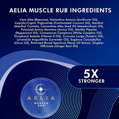 AELIA فرك العضلات المستقطب الطبيعي بالكامل بزهرة الأرنيكا والقنب (عبوة من قطعة واحدة) in Saudi Arabia