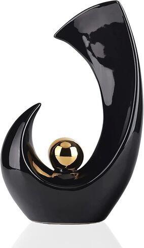 تماثيل ومنحوتات تجريدية من السيراميك من ووبيانجي، ديكور منزلي عصري، تماثيل سيراميك فنية حديثة لغرفة المعيشة وطاولة الطعام وطاولة القهوة والرفوف والمدخل وديكور المنزل in Kuwait