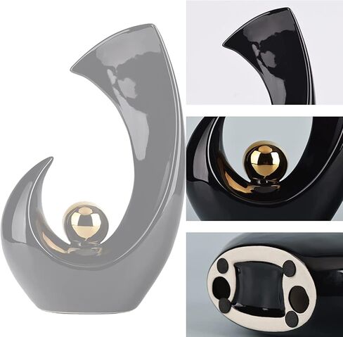 تماثيل ومنحوتات تجريدية من السيراميك من ووبيانجي، ديكور منزلي عصري، تماثيل سيراميك فنية حديثة لغرفة المعيشة وطاولة الطعام وطاولة القهوة والرفوف والمدخل وديكور المنزل in Kuwait