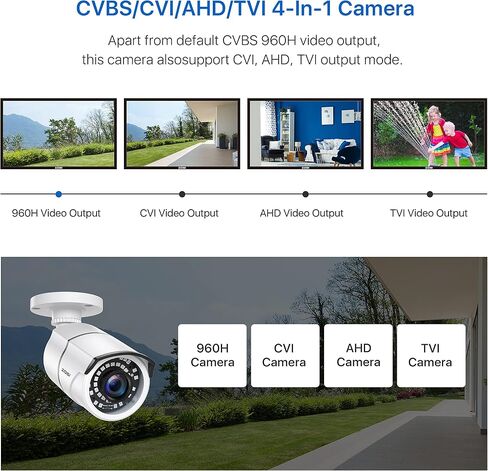 ZOSI 8CH 5MP PoE Security Camera System with Audio, 8 Channel 5MP NVR with 2TB HDD, 8pcs 4MP Outdoor Indoor Surveillance Cameras, Night Vision, Smart Human Detection, Remote Access, for 24/7 Recording in Kuwait