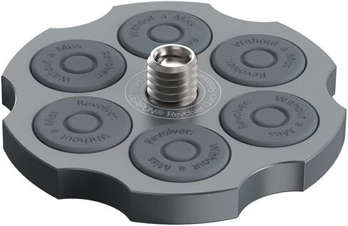 ZEAPON Revolver Quick Release Plate Camera Mounting Adapter Quick Setup Kit with 1/4'' Screw for Canon/Sony/Nikon Cameras/Zhiyun/Feiyu/DJI/Moza Stablizers in Kuwait