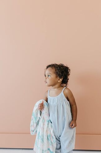 Copper Pearl Large Premium Knit Baby Swaddle Receiving Blanket Unicorns Whimsy in Saudi Arabia