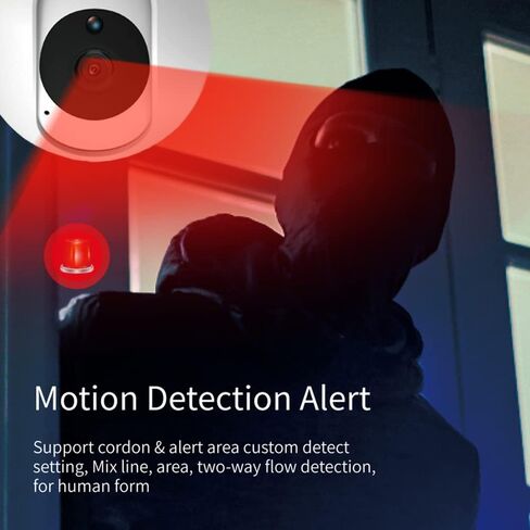 Splenssy 1080P WiFi PTZ Security IP Camera Home CCTV Surveillance Camera مراقبة الطفل للحيوانات الأليفة مع كشف الحركة، إنذار صوتي، تسجيل بطاقة TF، صوت ثنائي الاتجاه، رؤية ليلية in Kuwait