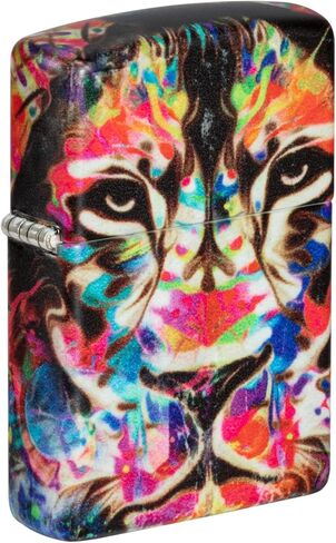 Zippo Lighter: Colorful Lion - 540 Color 49901 in Saudi Arabia