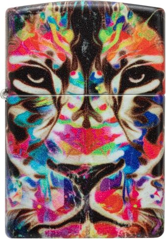 Zippo Lighter: Colorful Lion - 540 Color 49901 in Saudi Arabia