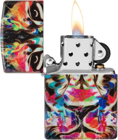 Zippo Lighter: Colorful Lion - 540 Color 49901 in Saudi Arabia