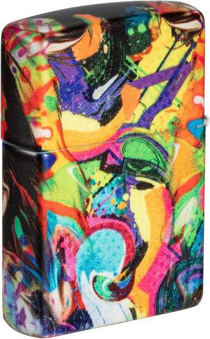 Zippo Lighter: Colorful Lion - 540 Color 49901 in Saudi Arabia