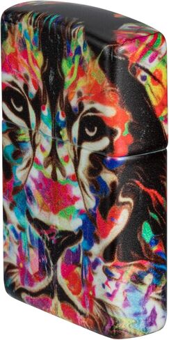 Zippo Lighter: Colorful Lion - 540 Color 49901 in Saudi Arabia