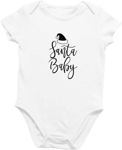 Printique Organic GOTS Certified Baby Onesie Unisex Bodysuit 0-18 months - Christmas Holiday Season in Saudi Arabia