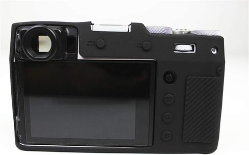 X100V Case, BolinUS Fullbody Ultra-Thin Lightweight Rubber Soft Silicone Housing Case Bag Cover for Fujifilm Fuji X100V (Black) in Saudi Arabia