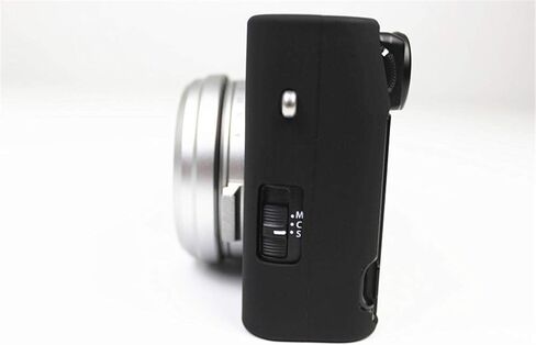 X100V Case, BolinUS Fullbody Ultra-Thin Lightweight Rubber Soft Silicone Housing Case Bag Cover for Fujifilm Fuji X100V (Black) in Saudi Arabia