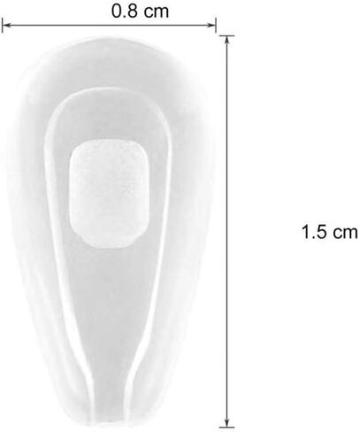 بوش في وسادات الأنف النظارات، BEHLINE 6 أزواج الهواء غرفة الأنف قطعة ، لينة سيليكون وسادة الهواء gl استبدال حراس الأنف، المضادة للانزلاق وسادات جسر الأنف ل العين Gl Sungl in Kuwait