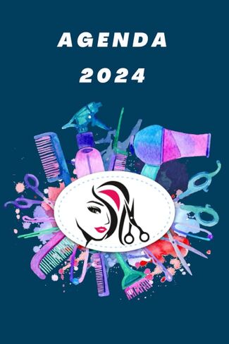 Agenda 2024: Planificateur semainier, Carnet de rendez-vous pour Esthéticienne, salon de beauté, coiffure, manucure , Planificateur pour 53 semaines, format A5 (French Edition) in Saudi Arabia