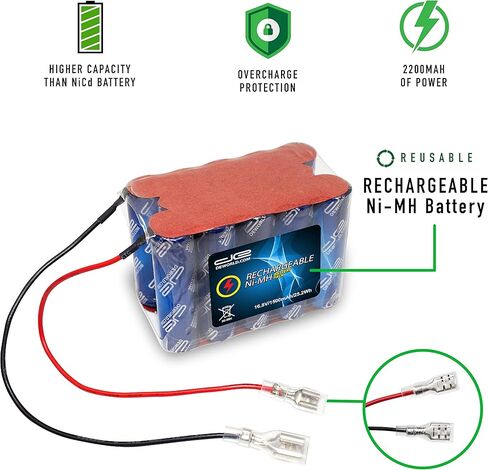 استبدال بطارية الطاقة الرقمية المتوافقة مع Shark XBT1106، SV1106، SV1112، Freestyle Navigator Cordless Stick Vacuum، XBT-1106، XBT11O6، SV11O6 - Ni-MH 14.4V 2500mAh in Kuwait