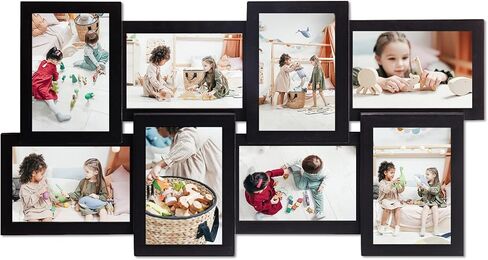 J.M.Deco 12 Opening Collage Picture Frames for Wall Decor, 4x6 Picture Frame Collage for Home Decoration Christmas Gifts, Collage Wall Hanging Photo Frames for 6 x 4 Photo, Ashes in Kuwait