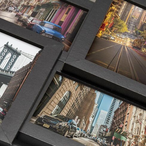 J.M.Deco 12 Opening Collage Picture Frames for Wall Decor, 4x6 Picture Frame Collage for Home Decoration Christmas Gifts, Collage Wall Hanging Photo Frames for 6 x 4 Photo, Ashes in Kuwait