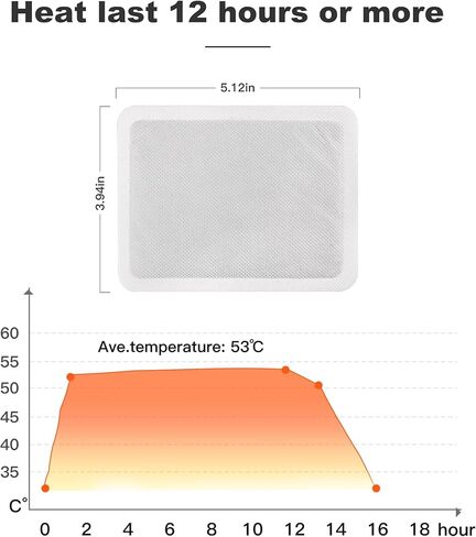 6 قطع من وسادات التدفئة المحمولة لتخفيف آلام تشنجات الحيض - رقعة تخفيف آلام تشنجات الدورة الشهرية للاستعمال مرة واحدة، تخفيف آلام التشنجات في أي وقت في العمل، والسفر، وفي الهواء الطلق وفي الداخل in Kuwait