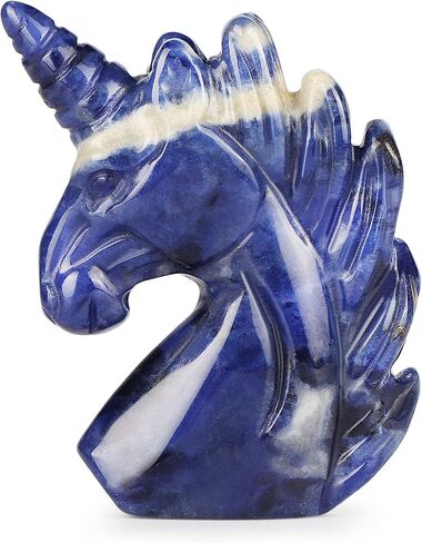 Artiststone 2 "روز كوارتز كريستال يونيكورن حجر تمثال زخرفة منحوتة باليد شفاء كريستال جوهرة يونيكورن تمثال هالة الحيوان الحصان النحت مكتب الديكور هدية مربع in Kuwait