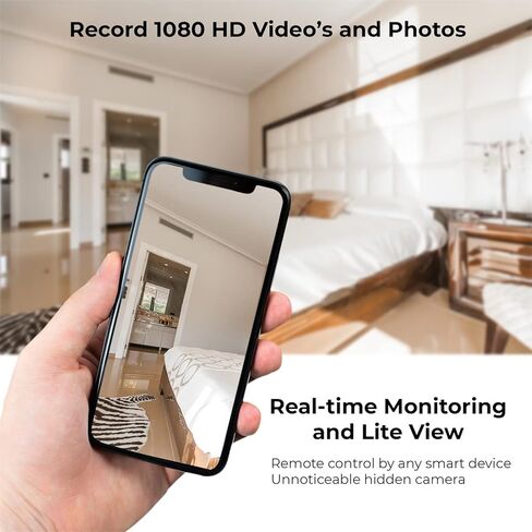 شاحن لاسلكي لجهاز iPhone مع كاميرا Motion Dection Security للمكتب المنزلي الداخلي in Saudi Arabia