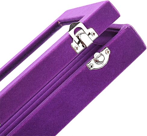 منظم صندوق المجوهرات المخملي من Boewill مع غطاء شفاف ومقصورة قابلة للإزالة لتخزين الحلقات والأقراط والقلائد in Kuwait